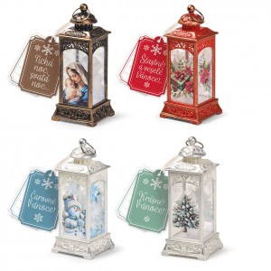 Karácsonyi lámpás ARGUS led-es 12,5x5,3 cm  24 db-os vegyes mintával 2365-8001