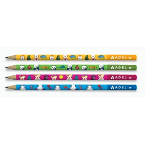 Grafit ceruza ADEL Colorful Tales kerek  2B  2061000007