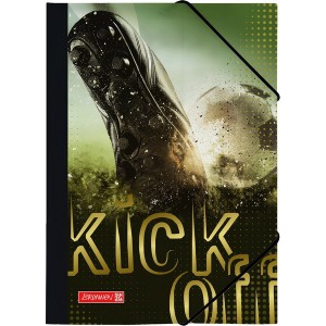 Gumis mappa BRUNNEN A4 műanyag Kick Off focis  104160468