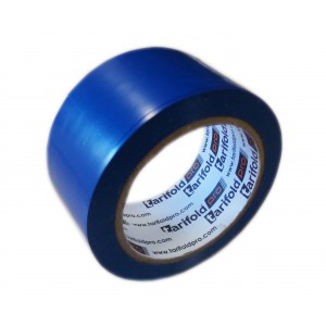 Padlójelölő szalag TARIFOLD 50mm x 33m  PVC 150mic. kék TF197701