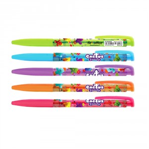 Golyóstoll FLEXOFFICE 0,7mm Cactus family FO-GELB 032