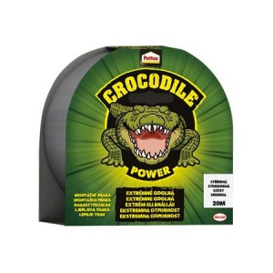 Ragasztószalag PATTEX Crocodile power ezüst 20m