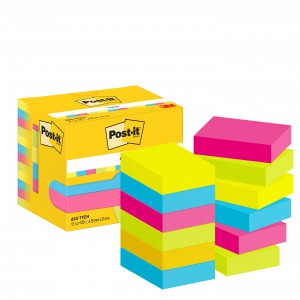 &Ouml;ntapad&oacute;s jegyzet POST-IT 653-TFEN 38x51 100lap sziv&aacute;rv&aacute;nycsomag   12dbcsomag
