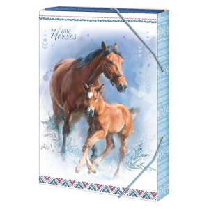 Füzetbox  ARGUS A4  Wild horses 1231-0313