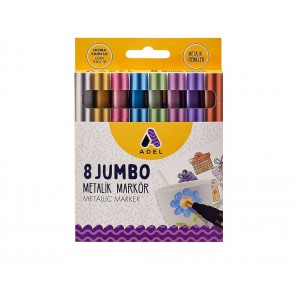 Marker ADEL jumbo metallic 8klt 2260000018