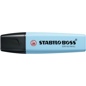Szövegkiemelő STABILO Boss Original 2-5mm vágott végű  Pasztell  jeges kék  70112