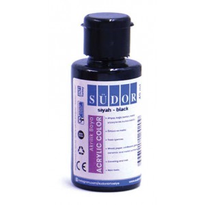 Akrilfesték SÜDOR fekete  40ml