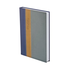 Heti agenda TOPTIMER   F011  B5 2026  FASHION  kék-okker-szürke