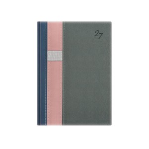 Napi agenda TOPTIMER  V021  A5 2027 VARIO  k&eacute;k-r&oacute;zsa-sz&uuml;rke