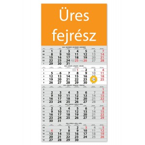 Speditőr naptár SP-15 33X67 2026 KÉP NÉLKÜLI 1 tömbös 5 hónapos