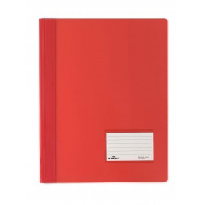 Gyorsfűző DURABLE Duralux extra erős műa. piros 268003