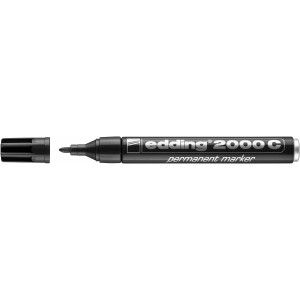 Marker EDDING 2000 1,5-3mm kerekített fekete