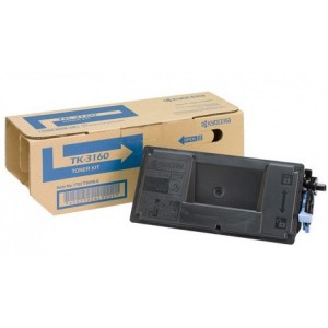 Toner Kyocera TK3160 fekete 12,5k eredeti   P3045dn, 3050dn, 3055dn, 3060dn