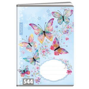 Füzet ARGUS A5 vonalas 40lapos  Butterfly kék 1592-0303-2