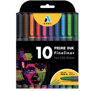 Rost 10klt ADEL Prime Ink Fineliner 0,4mm 2201000102000
