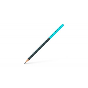 Grafit ceruza FABER-CASTELL Grip 2001 HB kéttónusú fekete-türkiz 12dbdob 517012