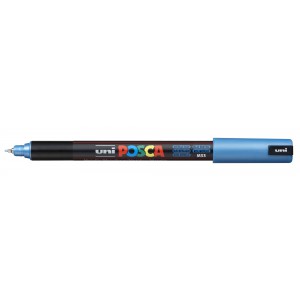 Marker dekor UNI Posca PC-1MR  0,7mm tűhegyű met&aacute;l k&eacute;k