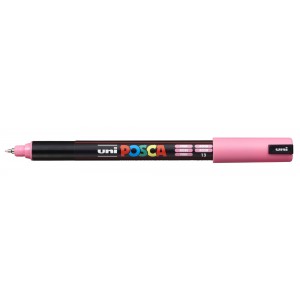 Marker dekor UNI Posca PC-1MR  0,7mm tűhegyű r&oacute;zsasz&iacute;n