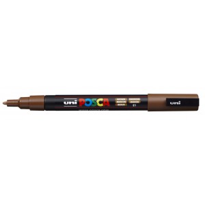 Marker dekor UNI Posca PC-3M   0,9-1,3mm  barna