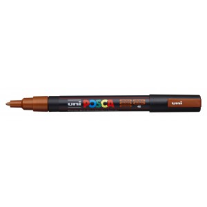 Marker dekor UNI Posca PC-3M   0,9-1,3mm  bronz