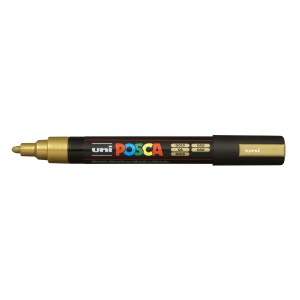 Marker dekor UNI Posca  PC-5M 1,8-2,5mm  arany   25