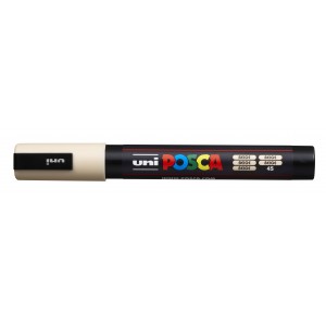 Marker dekor UNI Posca  PC-5M 1,8-2,5mm  b&eacute;zs  45
