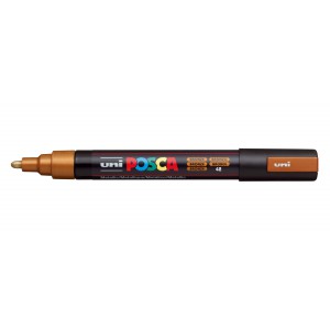 Marker dekor UNI Posca  PC-5M 1,8-2,5mm  bronz   42