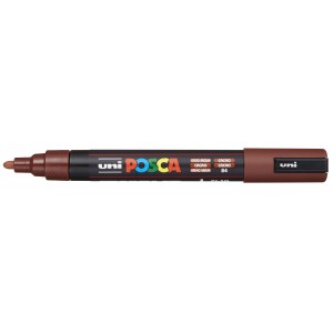 Marker dekor UNI Posca PC-5M  1,8-2,5mm  kaka&oacute; barna  84