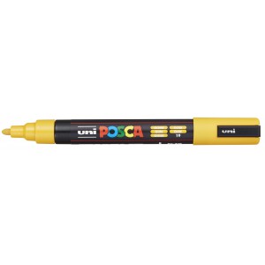 Marker dekor UNI Posca PC-5M 1,8-2,5mm  okker  19