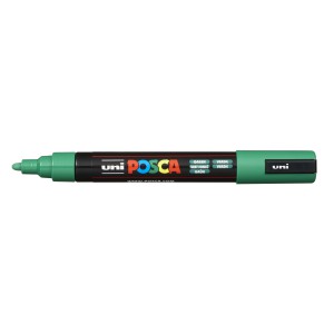 Marker dekor UNI Posca  PC-5M 1,8-2,5mm  z&ouml;ld   06