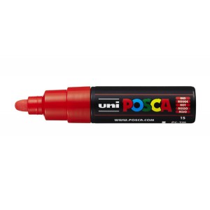 Marker dekor UNI Posca  PC-7M 4,5-5,5mm  piros
