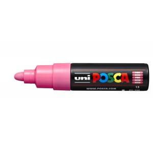 Marker dekor UNI Posca  PC-7M 4,5-5,5mm  rózsaszín