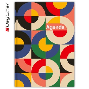 Napi agenda A5 2025 COLORS  Retro