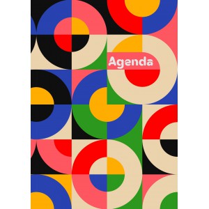 Napi agenda A5 2027 COLORS  Retro