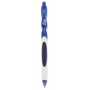 Zselés toll ZEBRA Ola 0,7mm nyomógombos kék