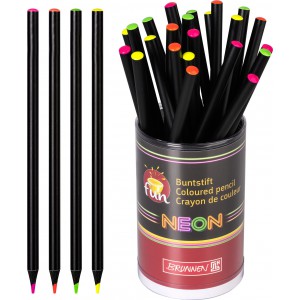 Neon ceruza BRUNNEN kerek fa  neon véggel   102732802
