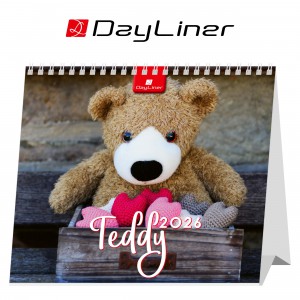 Képes asztali naptár TBFAL-HH 15x13 2026 TEDDY álló