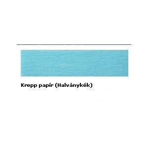 Krepp papír BRILLANT 0,5x2m 23 halvány kék