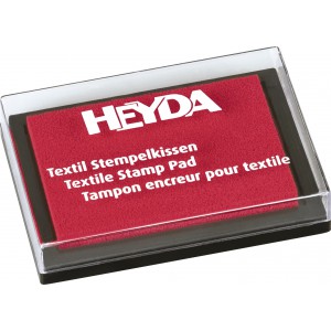 Textil nyomda HEYDA  6 x 4 cm  piros  204888524