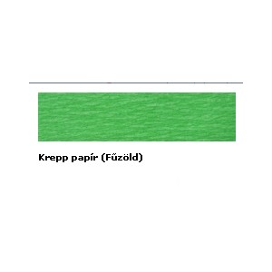 Krepp papír BRILLANT 0,5x2m 41 fűzöld 22