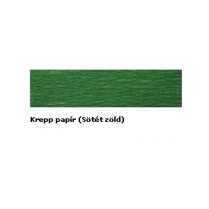 Krepp papír BRILLANT 0,5x2m 13 sötétzöld