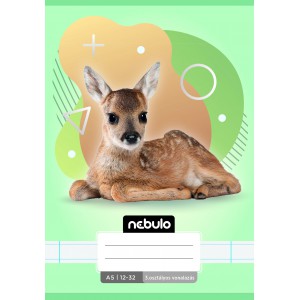 Füzet NEBULO A5  12-32 3.osztályos Állatos minták 16dbcsg 8 mintax2dbcsg VO3-ÁM-A5