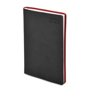 Heti agenda TOPTIMER T011M  B5 2026 MADEIRA fekete-bordó