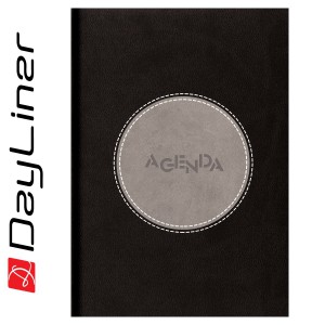Napi agenda A5 2026 CENTRAL fekete-szürke