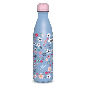 Kulacs ARS UNA duplafalú fém Pearl Blossom Blue 500ml  55813761 24