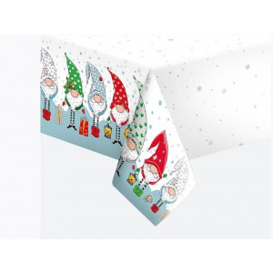 Terítő POLMAK 120x180cm papír letörölhető karácsonyi  020101 Manók