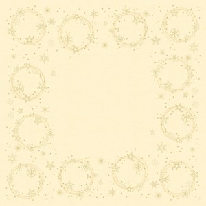 Terítő DUNI 84x84 asztalközép karácsonyi mintás Star Shine Red