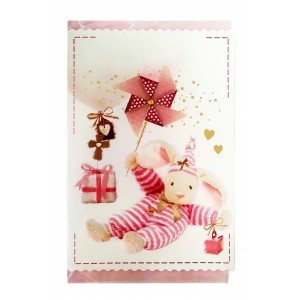 K&eacute;peslap 11 ARGUS 16-660 Kil&aacute;ny sz&uuml;let&eacute;s r&oacute;zsasz&iacute;n nyuszi,forg&oacute;val zsebes kifut&oacute;