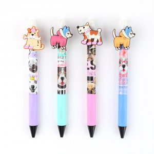 Zselés toll NEBULO 0,7mm radírozható Darling dogs  DT-0004