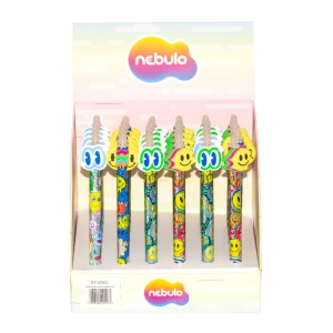 Zselés toll NEBULO 0,7mm radírozható Smile DT-SMILE
